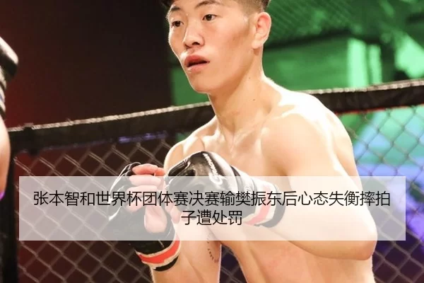 张本智和世界杯团体赛决赛输樊振东后心态失衡摔拍子遭处罚